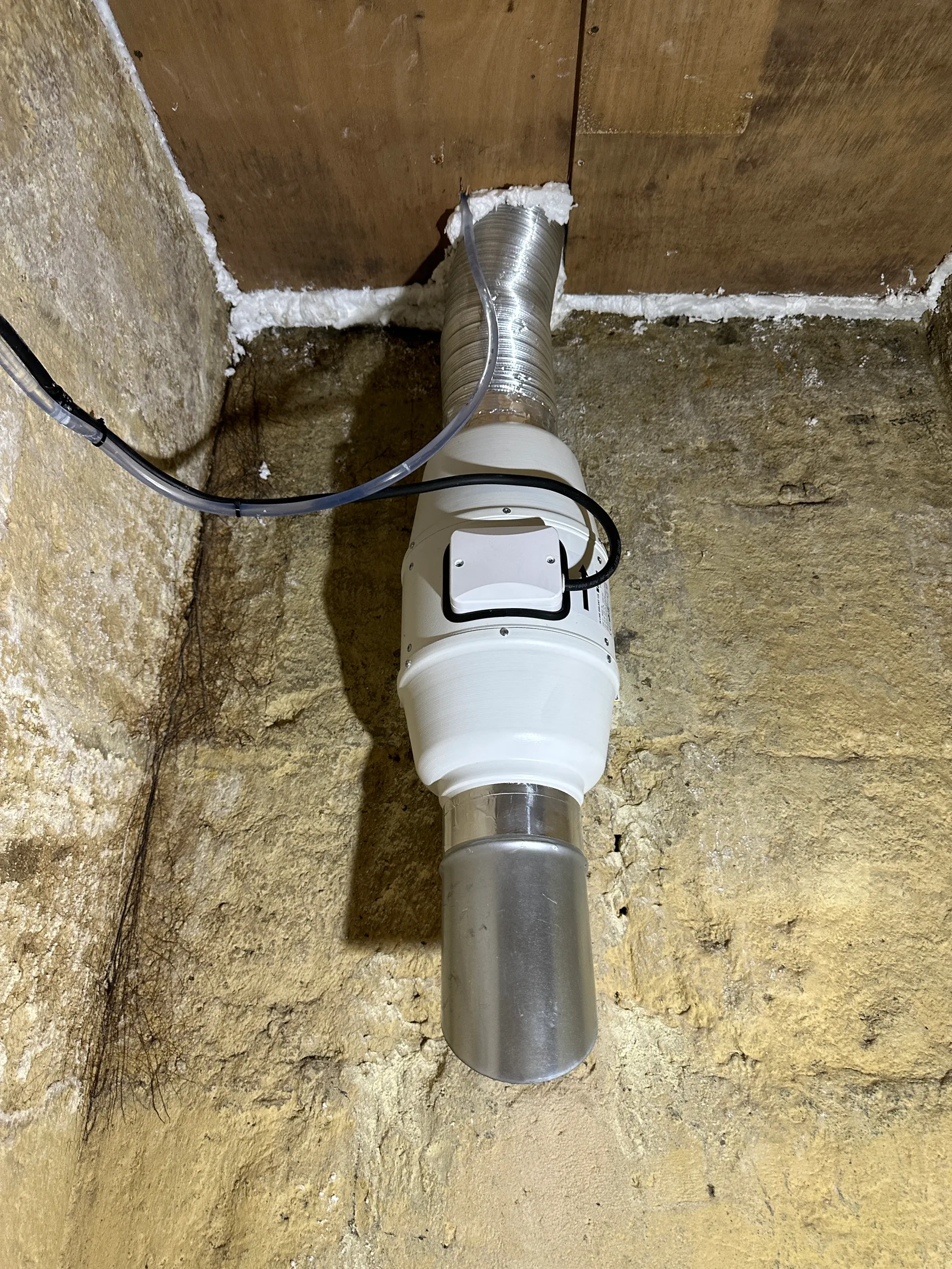 Extracteur de conduit pour sous-sol 340 m3/h