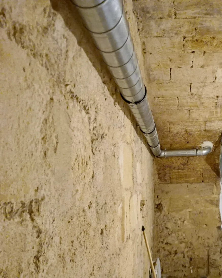 Conduit galvanise pour cave diametre 125