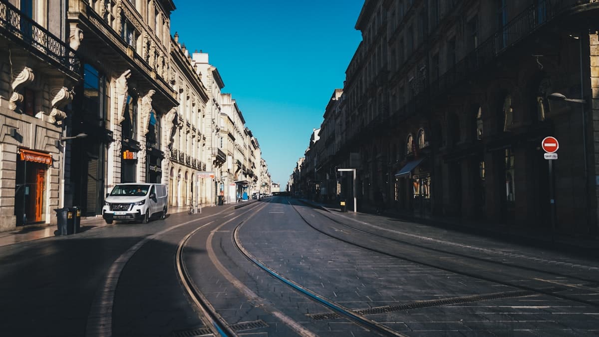 Rue du quartier des Chartrons Bordeaux